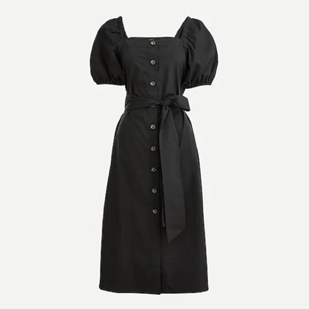 J. Crew Cottage Dress (AY637) 🤍 Black 🤍 Medium 🤍 NWT